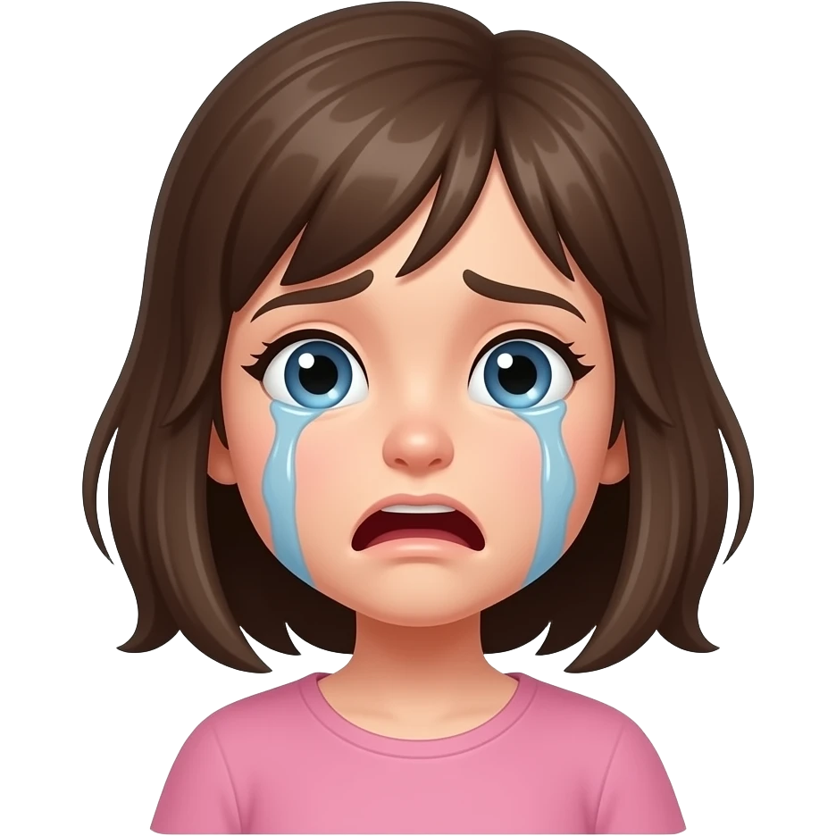 У девочки катастрофа в шоке плачет emoji
