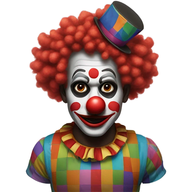 Black Clown emoji