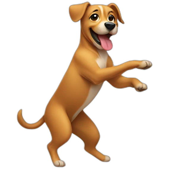 dancing dog emoji