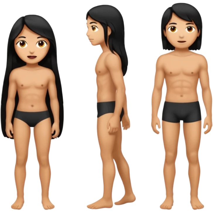 futanari standing no pants  emoji