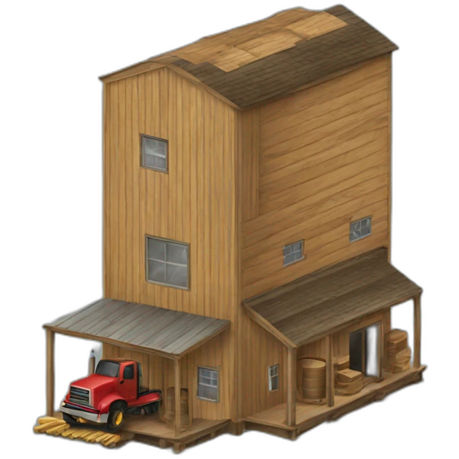 modern lumber factory emoji