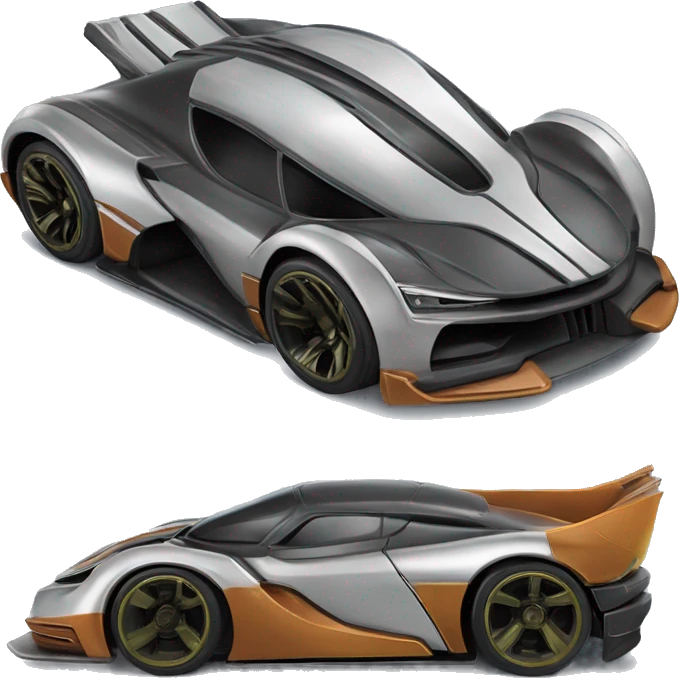 Side view Hot wheels the mandalorian hypercar 1car  emoji