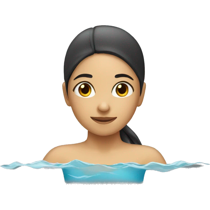 Girl swimming emoji