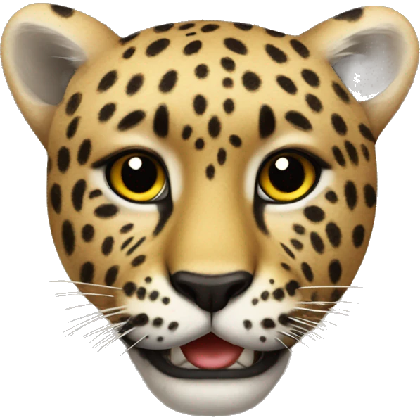 Leopardo con lazo emoji