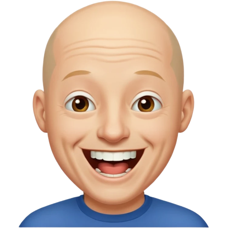 a bald man, Eli Ben-Sasson ROFL emoji