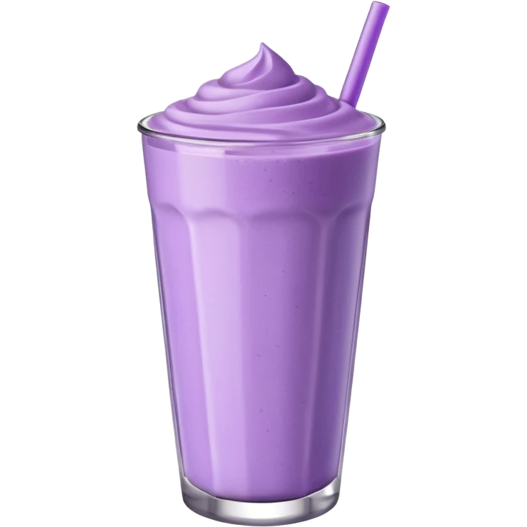 Bol de smoothie violet pastel et blanc emoji
