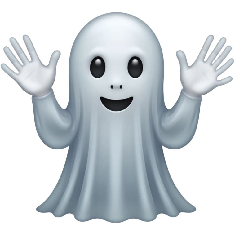 Manos de Emoji de fantasma  emoji