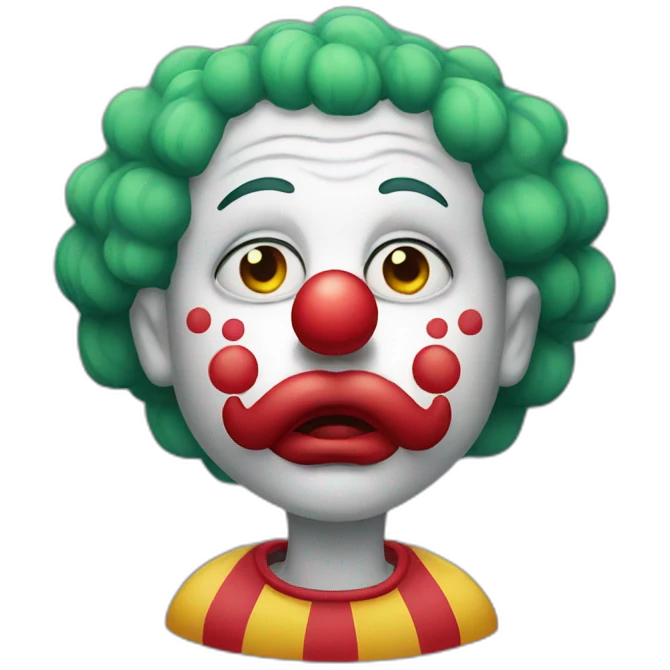 clown sad emoji