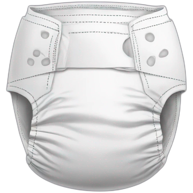 An adult diaper emoji