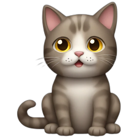cat clingy emoji