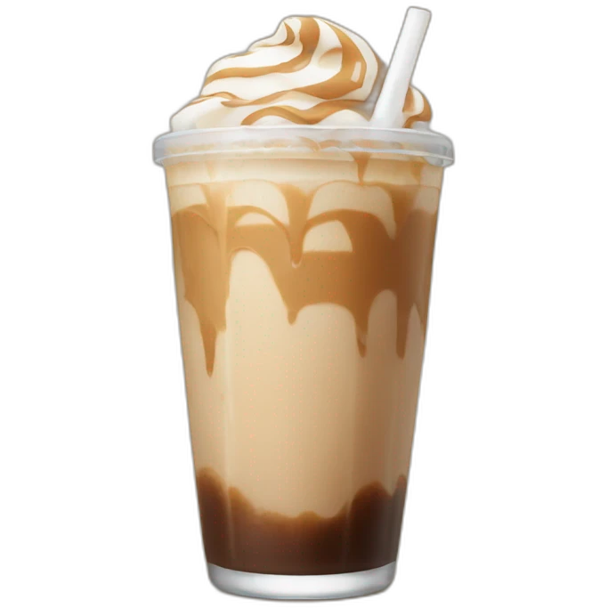 Iced latte emoji