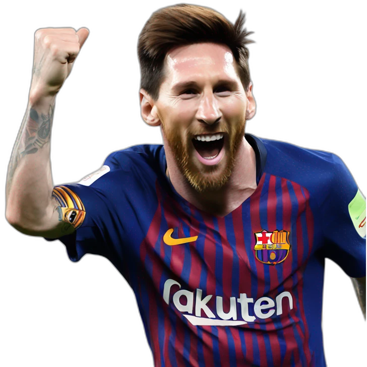 Lionnel Messi celebration emoji