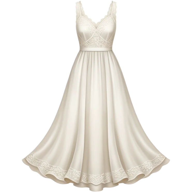 white dress emoji