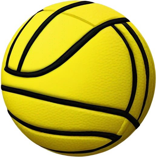 yellow volleyball emoji