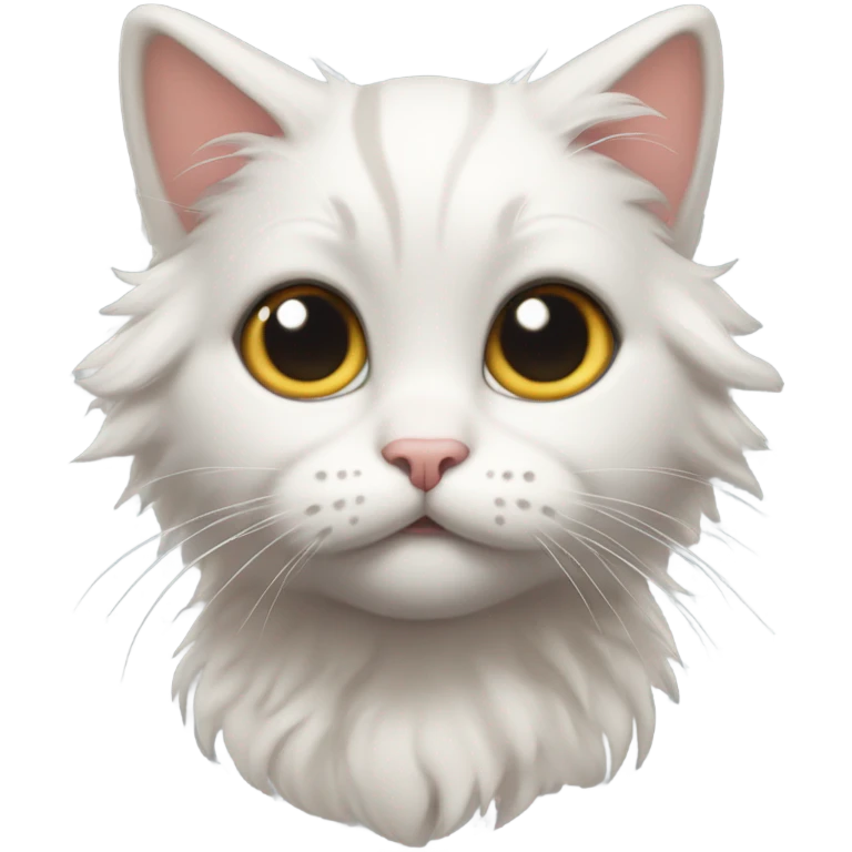 cute kitty side eyeing  emoji
