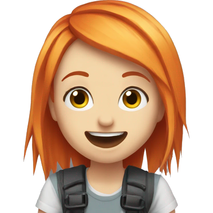 Hayley Williams happily surprised emoji