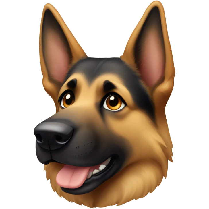 German shepherd  emoji