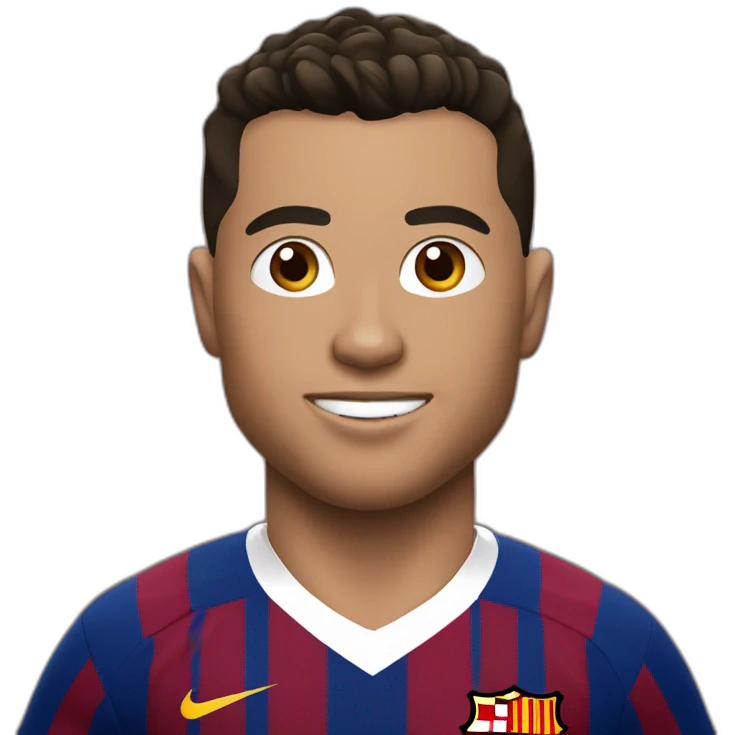 Ronaldo in Barcelone emoji