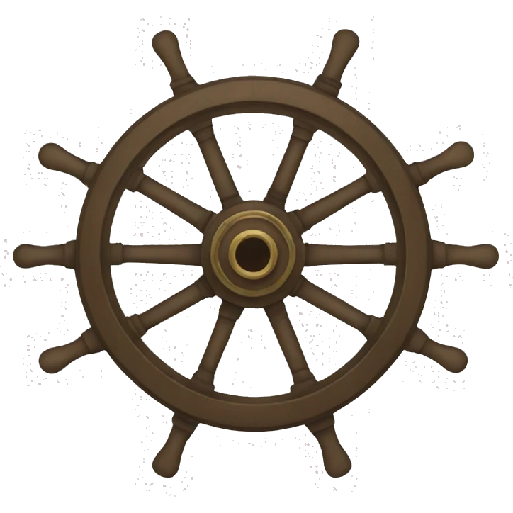 pirate boat wheel emoji