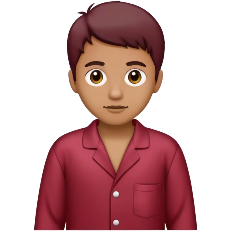 Maroon pj set emoji