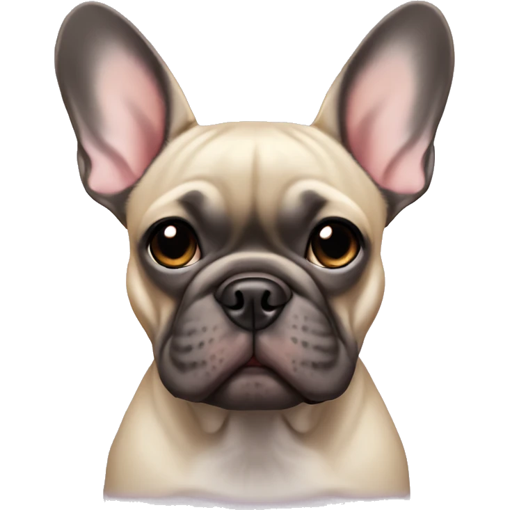 French bulldog lilac tan emoji