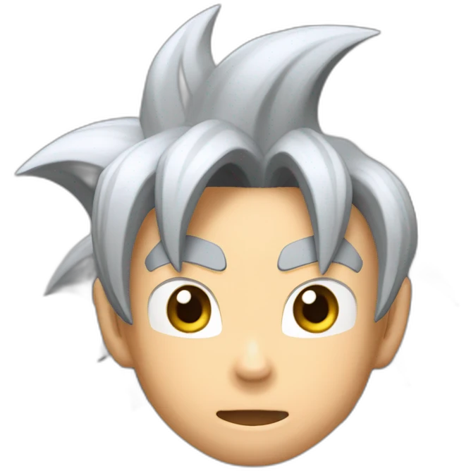 Goku qui fait une téléportation emoji