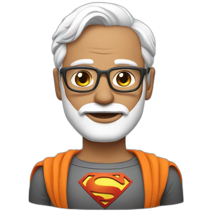 Modi super man emoji