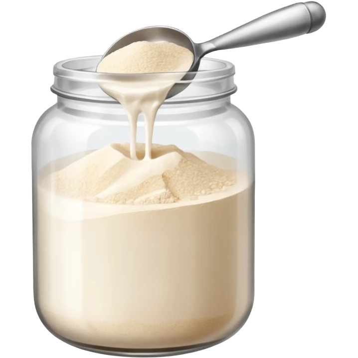 1 scoop de colageno (en un tarro) sin que se caiga emoji