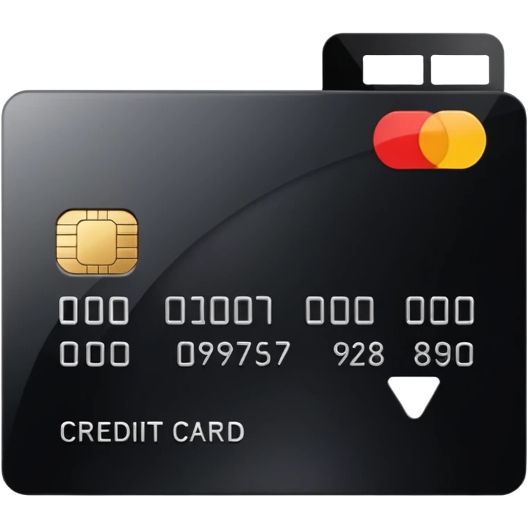 black credit card, no text emoji