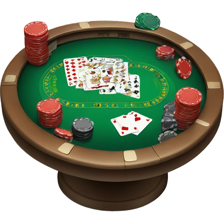 casino poker table game emoji