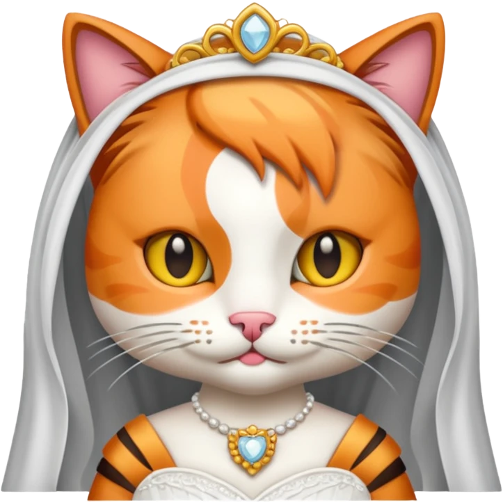 calico cat bride emoji