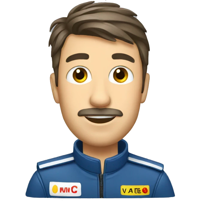 pilote de rallye emoji