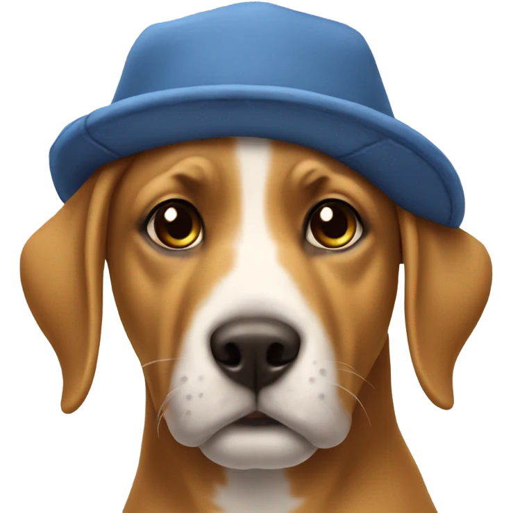 perro con gorro emoji
