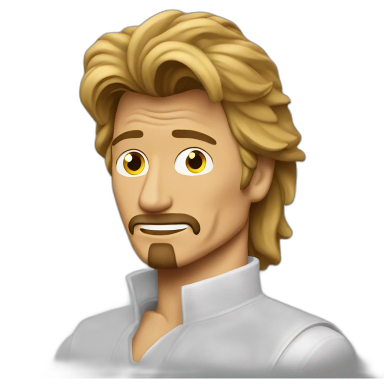 johnny halliday sending love emoji