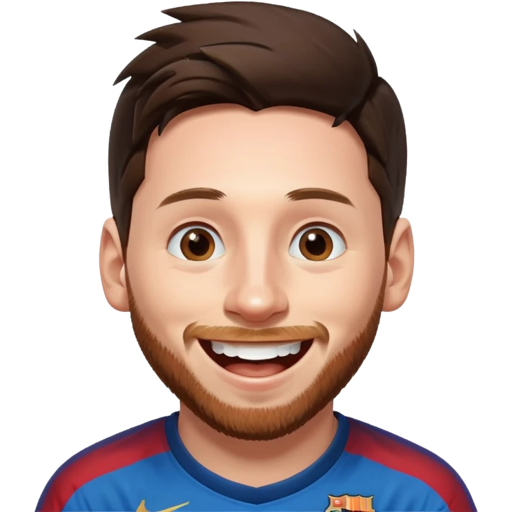 Messi qui rigole emoji