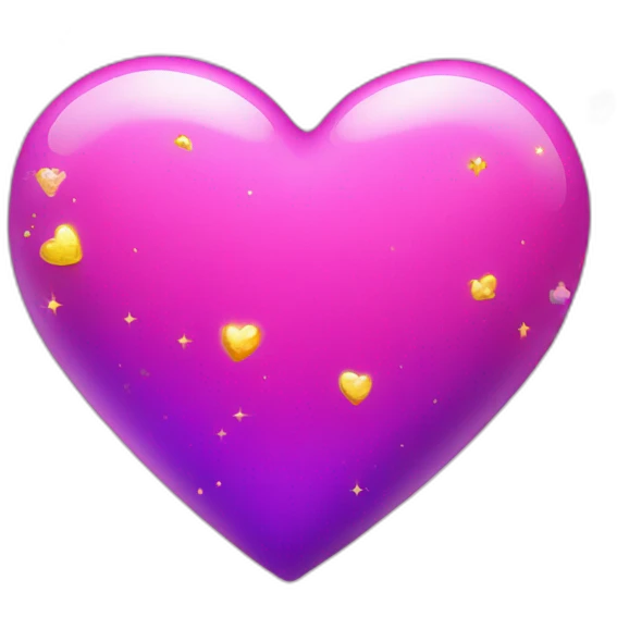 pink-and-purple-heart-with-yellow-sparkles emoji