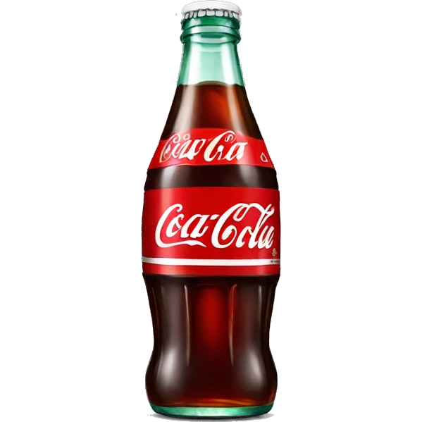 coca cola bottle, ios emoji