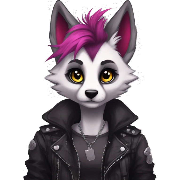 Edgy punk anthro furry by Falvie, LiLaiRa, AngieWolf emoji