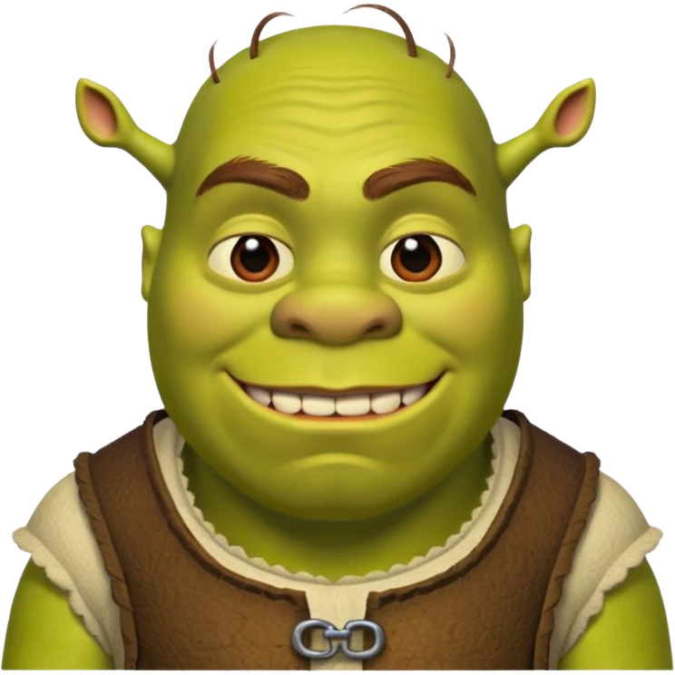 Shrek asombrado emoji