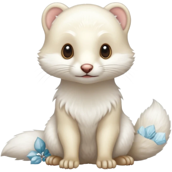White stoat emoji
