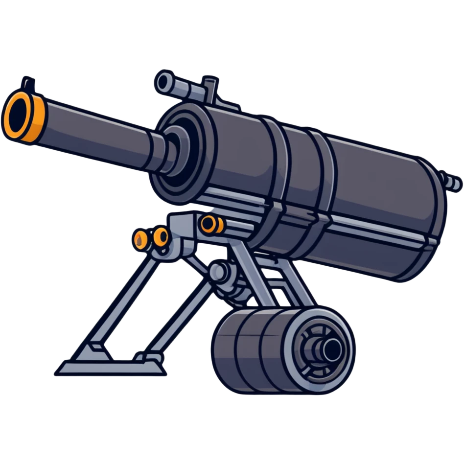 gatling gun emoji