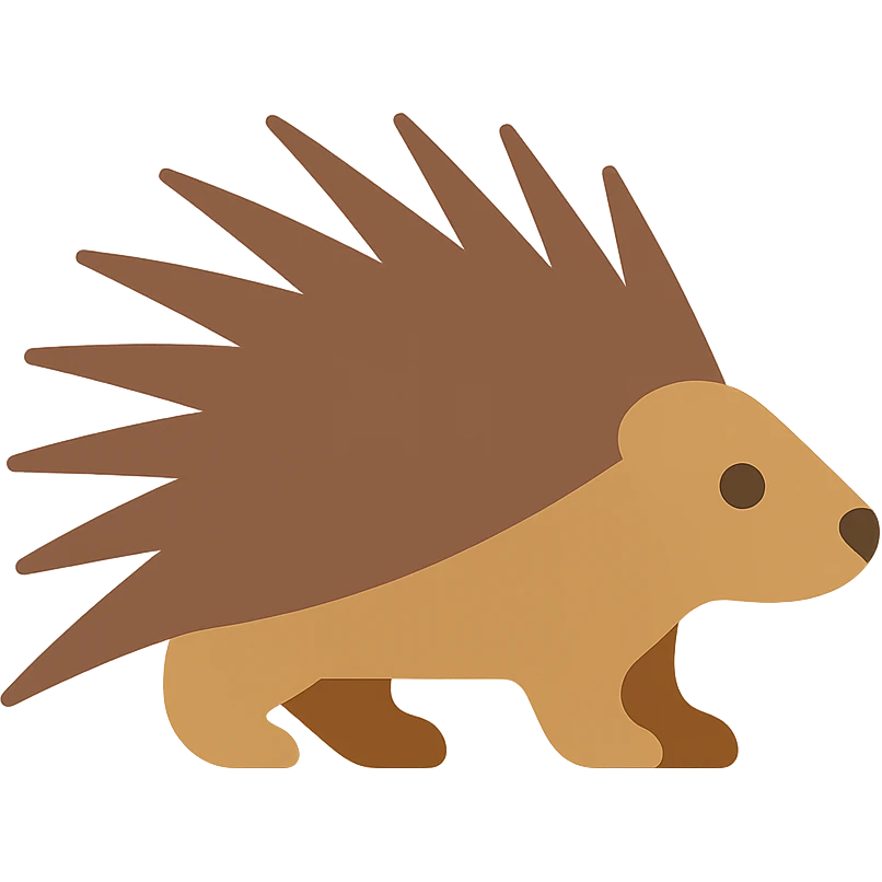 Porcupine emoji