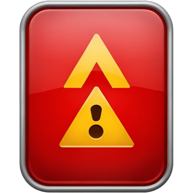 error sign emoji