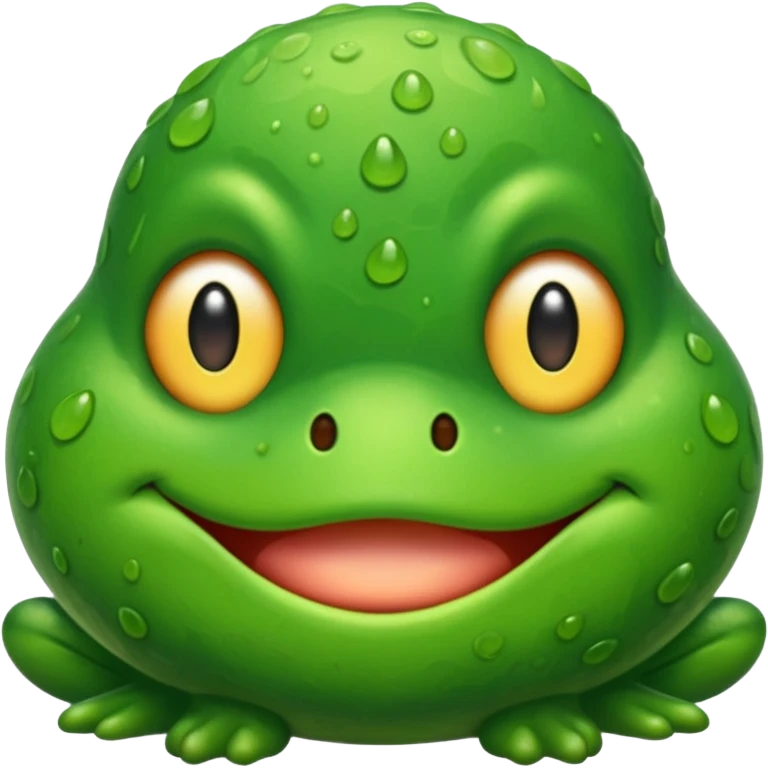 Emoji katak bedeket emoji