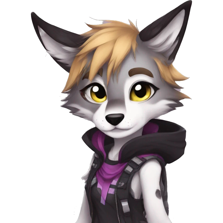 Edgy anthro tomboy furry by Falvie, LiLaiRa, griffsnuff, AngieWolf emoji
