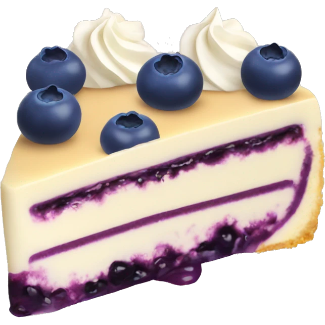 Blueberry Cheesecake  emoji