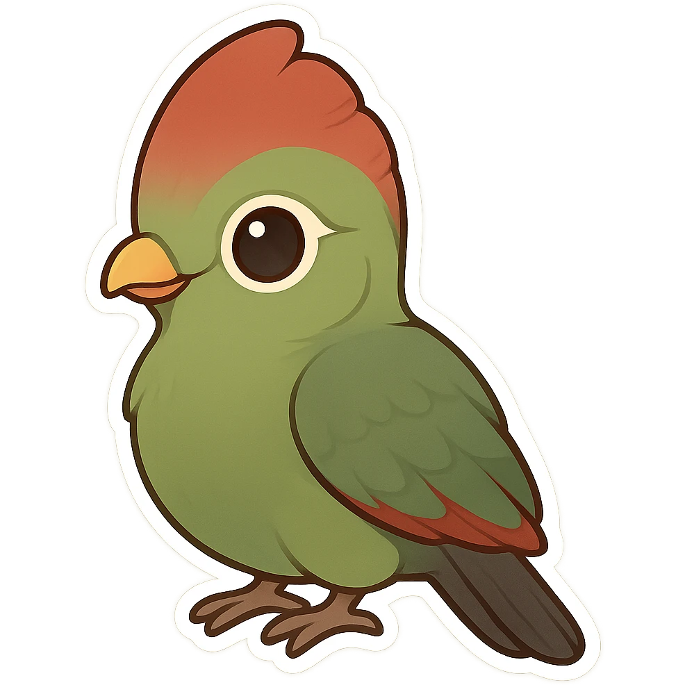 red-crested turaco emoji