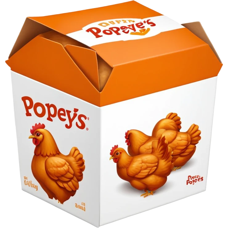 Popeyes 8-piece chicken box emoji