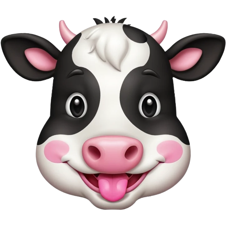 Funny cow emoji
