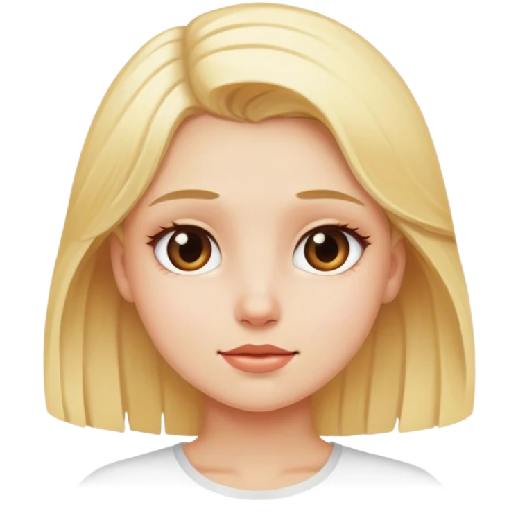 Blonde girl  emoji